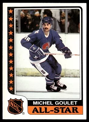 1986-87 Topps Sticker Inserts Ex Michel Goulet Quebec Nordiques #2 • $1.59