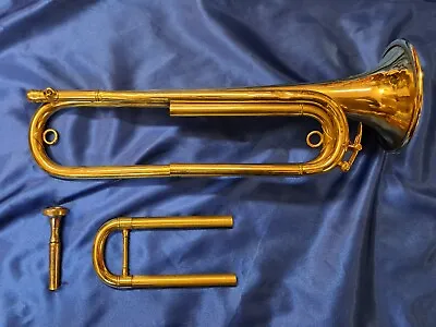 Bugle J. W. Pepper And Son Circa 1910-18  With Case And Mouthpiece Serviced • $225