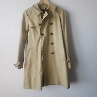 J Crew Collection  In Light Khaki Icon Trench Coat Size 4 • $99.99