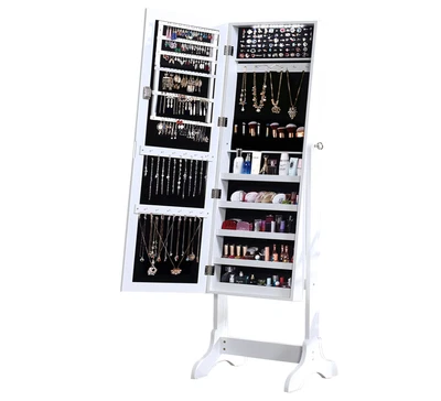 $139.99 • Buy Levede Mirror Jewellery Cabinet Makeup Storage Cosmetic Organiser Box LED Light