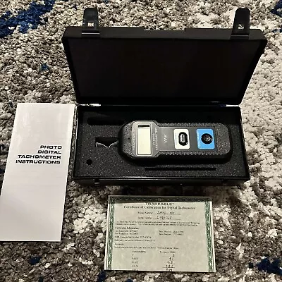 VWR Photo Digital Tachometer 20904-010 Tested Working With Case Certificate • $29.99