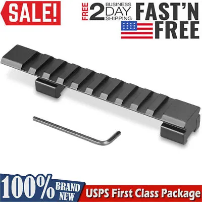 11mm To 20mm Rifle Scope Mount Dovetail Extend Weaver Picatinny Rail Adapter • $8.79