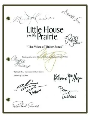 Little House On The Prairie Script Signed Rpt Michael Landon  Melissa Gilbert • $19.50