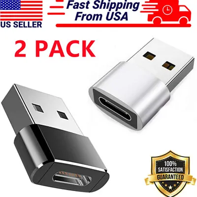 $2.89 • Buy 2 PCS USB C 3.1 Type C Female To USB 3.0 Type A Male Port Adapter Converter New