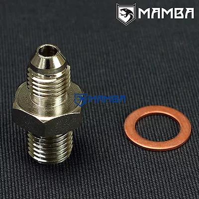 Turbo Water Coolant Adapter Fitting 4AN To M12x1.5  For VOLVO SAAB TD04L TD04HL • $15.19