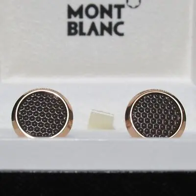 Montblanc Cufflinks Meisterstuck Dark Brown 118603 • $417.12