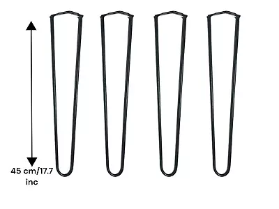 Hairpin Legs Set Of 4 Coffee Table Legs Metal Legs Set Of 4 3 Rods Hairpin Leg • $38