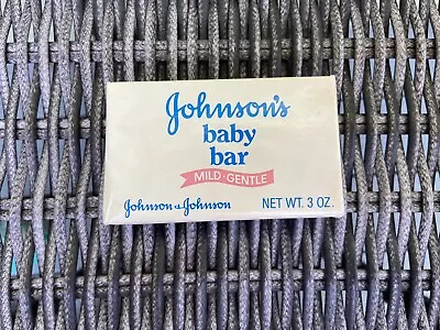 Vintage NOS Johnson’s Baby Bar Soap Mild Gentle 3 Oz 1982 Flaws • $14.99