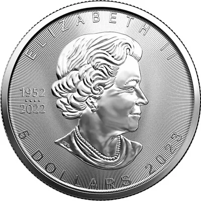 New 2023 Canadian Maple Leaf 1oz 9999 Silver  Bullion Coin. • £29.99