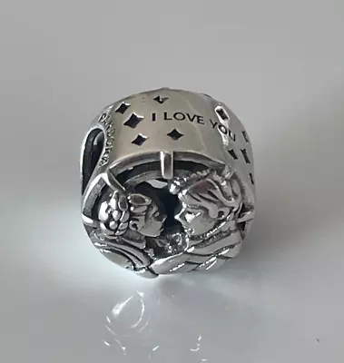 $60 • Buy Genuine PANDORA Star Wars Han Solo & Leia Kiss Charm 799506C00 New RETIRED
