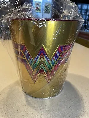 Marvel Limited Edition DC Wonder Woman AMC Theater Promo Popcorn Gold Tin Rare  • $14.99