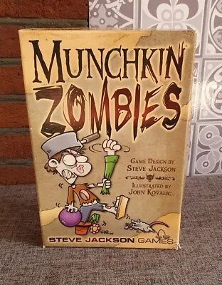 Munchkin Zombies Fantasy Card Game Steve Jackson Games - 100% Complete • £13.99