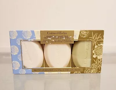 Crabtree & Evelyn Essentials Soap Trio La Source Goat Milk & Gardeners 6.5oz • £26.02