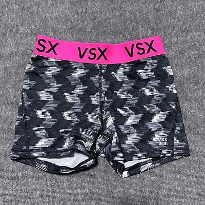 Victorias Secret VSX Sport Biker Shorts Womens Extra Small Fitted Tight Black • $11.19