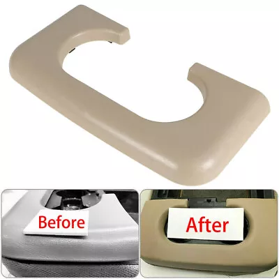 Beige Center Console Cup Holder Pad For 1999~2010 Ford F250 F350 F450 Super Duty • $23.99