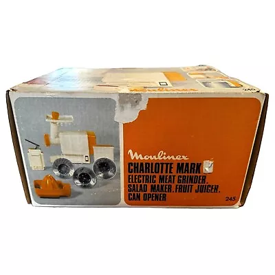 Moulinex Charlotte Mark 2 Electric Meat Grinder & Salad Mixer 245 Incomplete • $24