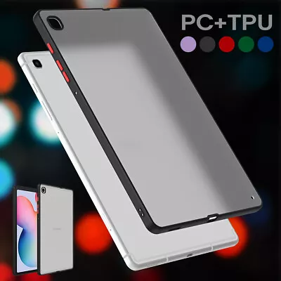 Matte Clear Case For Samsung Galaxy Tab S9+ S8+ A8+ S7+ A7+ S6 TPU+PC Slim Cover • $11.26