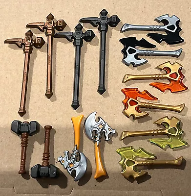 £5.50 • Buy Playmobil 14 Piece Axe & Hammer Weapons 7 Types Knights Vikings Dwarves