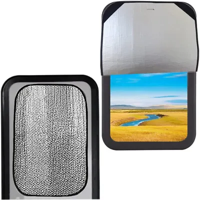 $9.98 • Buy RV Door Window Shade Cover,Camper Window Cover Sun Shield Shade 24.5 X 16.5 Inch