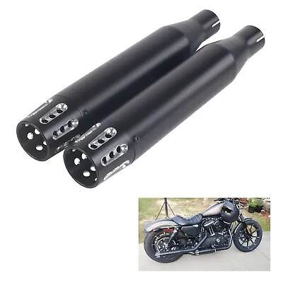 3  Slip On Mufflers Exhaust For Harley 2014-2022 Sportster XL 883/1200 Upgrading • $149.99