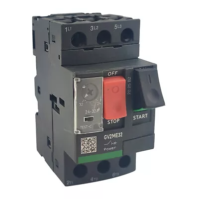 Motor Starter GV2ME32 24A-32A Motor Circuit Breaker Manual Button GV2M Series • $36.99