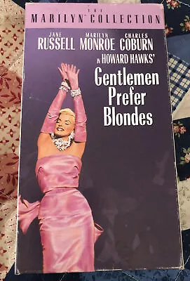 Gentlemen Prefer Blondes VHS 1992 Marilyn Monroe • $8.99