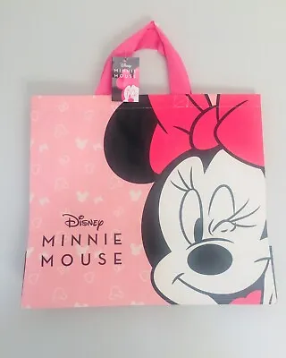 OFFICIAL Disney Minnie Mouse Large Reusable Woven Shopping Bag ToteBag-Brand New • £4.90