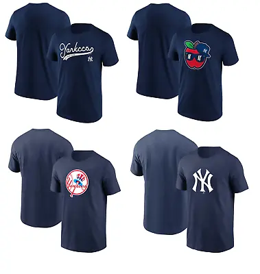 New York Yankees T-Shirt Men's Baseball MLB Fanatics Top - New • £14.99