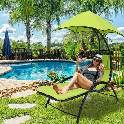 £66.95 • Buy XL Garden Helicopter Swing Chair Hammock Chair Bed Porch Deck Terrace Lounger
