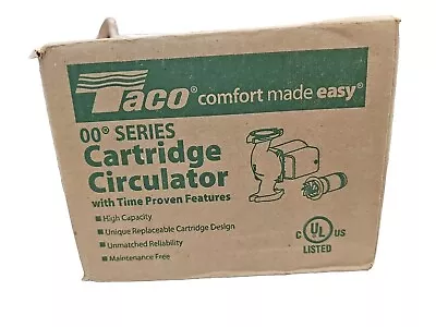 New Taco Comfort Solutions Cartridge Circulator- NIB- Free Shipping • $125