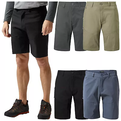 Craghoppers Mens Kiwi Pro Stretch Fit Shorts Lightweight Casual Hiking Walking • £24.95