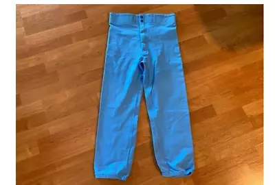 NEW Adult Baseball Softball Cropped Pants Size S Blue 30 X 24 Unisex • $8