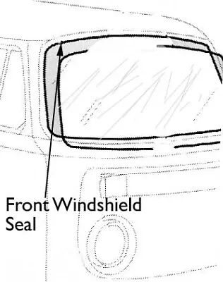 VW Vintage Parts Seal Front Windshield Bus's ' 68 - ' 79 • $35.99