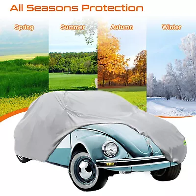 For Classic Volkswagen Super Beetle Car Cover Water Proof Rain Snow Sun -US • $23.89