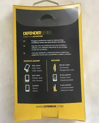 New Black Otterbox Defender HTC First Full Coverage Case With Belt Clip Holster • $13.99