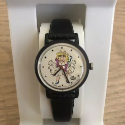 1991 Mint Miss Piggy Marilyn Monroe Jim Hensons Muppets Lorus Watch Original Box • $33.60