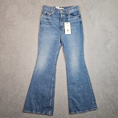 Levi’s Women’s 70s High Flare Ultra High Rise Big E Blue Jeans Size 29 NEW • $54.99