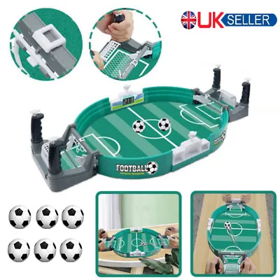 Funny Football Table Game For Kids Adults Tabletop Soccer Interactive Toys Gift • £4.89