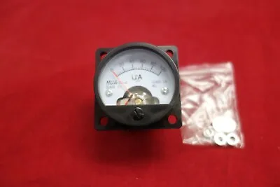 1PC DC 0-100uA Analog Ammeter Panel AMP Current Meter SO45 Cutout 45mm • $6.80