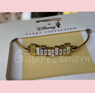 $140.75 • Buy Disney Alex And Ani Retro Disneyland Marquee Sign Bangle