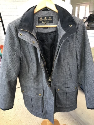 £79.99 • Buy Barbour Linford Waterproof Ladies Wool Grey Tweed Field Coat, Shooting Jacket 12