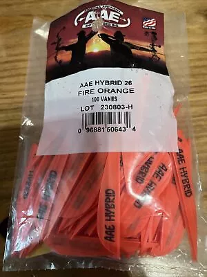 AAE Hybrid 26 2.7  Vanes - Fire Orange • $20