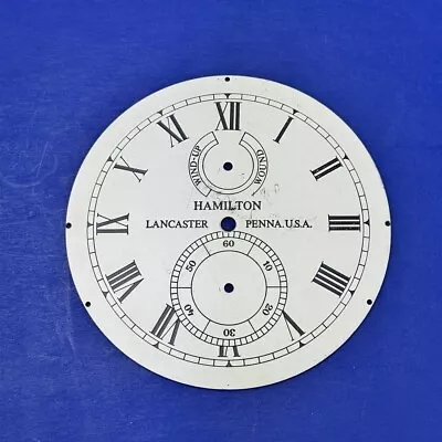 Rare! Hamilton Marine Chronometer Model 21 Ships Clock DIAL ONLY For 1980's FEMA • $89.50