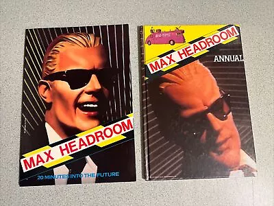 1986 Max Headroom 20 Minutes Into The Future US SC TPB Book + HC UK Annual RARE • $49.99