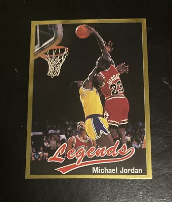 1990 Legends Sports Memorabilia Michael Jordan #16 Gold Chicago Bulls HOF • $9.95