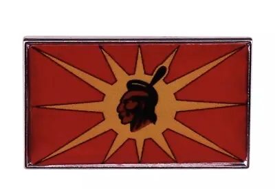 Rotisken’rakéhte Mohawk Warrior Society Flag Native American Symbol Pin Badge • $9.80