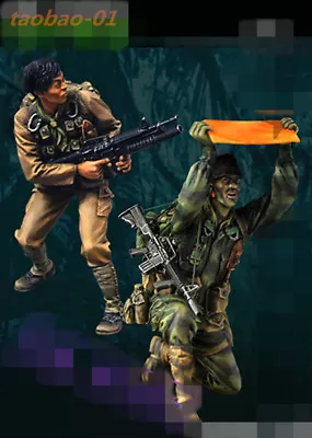 $17.06 • Buy 1:35 Resin Soldiers Figures Model Vietnam War US Soldiers 2 XD180