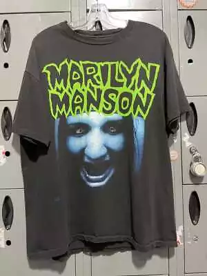 Marilyn Manson Vtg 1994 Marlyn Manson This Is Your World Unisex Tshirt KH2258 • $21.99