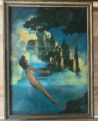 Maxfield Parrish  Dinky Bird  Original Lithograph 1905  Art Deco Antique  • $250