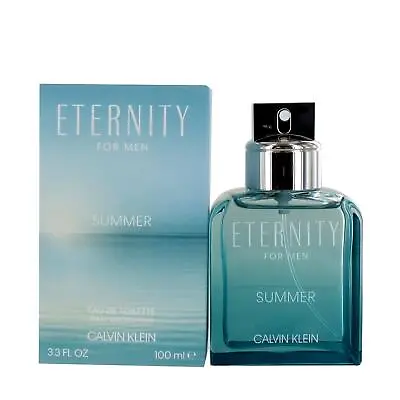 Calvin Klein Eternity Summer Men 100ml Eau De Toilette Spray For Men EDT HIM NEW • £26.15